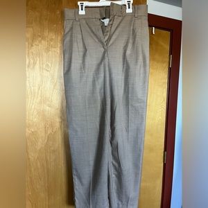 Cropped wide leg trousers